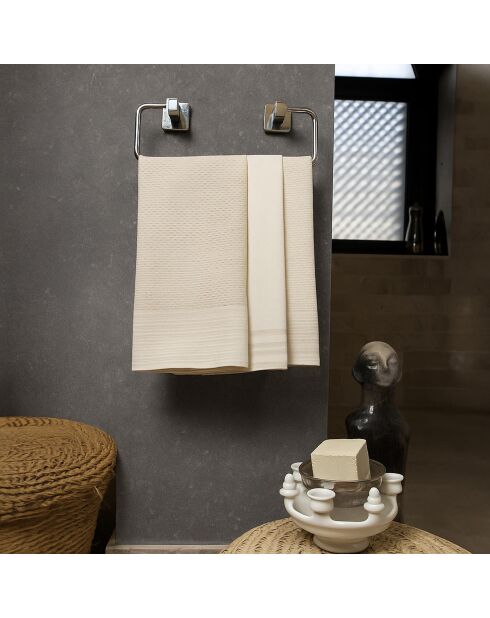 Lot de 3 Torchon en coton Mahdia lin - 45x70 cm