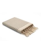 Fouta in cotone Hossegor taupe XXL - 200x200 cm
