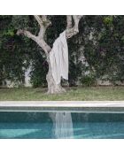 Fouta in cotone Hossegor taupe XXL - 200x200 cm