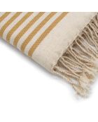Hossegor mosterdgele XXL katoenen fouta - 200x200 cm