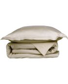 Parure de lit en satin de coton Julia latte