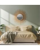 Parure de lit en satin de coton Julia latte