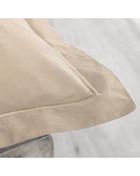 Parure de lit en satin de coton Julia latte