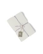 Lot de 2 Taies d'oreiller gaze de coton Carla blanches