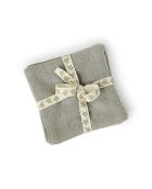 Set di 4 sottobicchieri Paul in lino naturale lavato - 10x10 cm