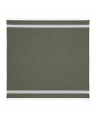 Fouta XXL in cotone verde kaki St Tropez - 200x200 cm