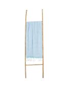 Pareo fouta in cotone Bora Bora blu pallido/verde turchese - 100x200 cm