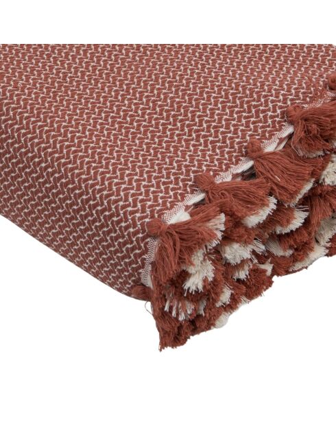 Rotes Tomette-Baumwollplaid Verbier