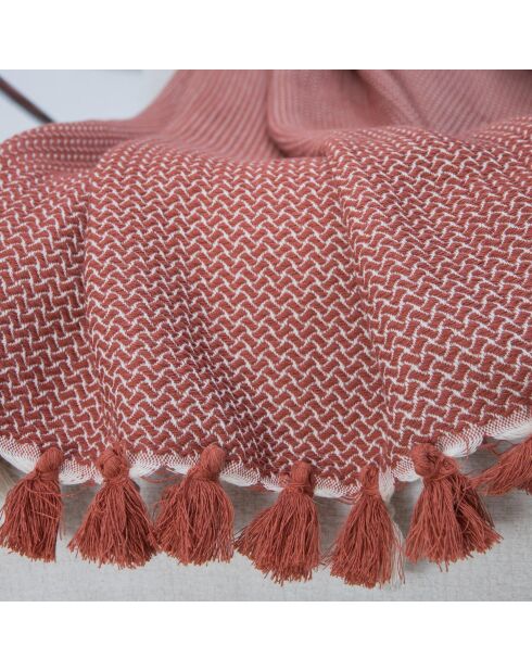 Rotes Tomette-Baumwollplaid Verbier
