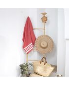 Newport Baumwollfouta rot - 100x200 cm