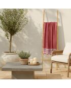 Newport Baumwollfouta rot - 100x200 cm