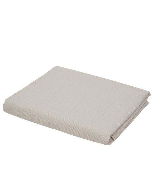 4 Set de table en coton Colette taupe clair - 35x50 cm