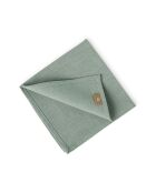 Lot de 4 serviettes de table toile de coton Louis vert céladon - 45x45 cm
