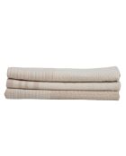 Set von 3 Mahdia Geschirrtüchern aus Baumwolle helltaupe - 45x70 cm