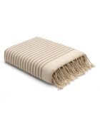 Fouta in cotone Hossegor taupe xxxl - 200x300 cm
