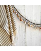 Fouta in cotone Hossegor taupe xxxl - 200x300 cm