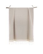 Set aus 2 Hossegor Baumwollfoutas, 100 x 200 cm, taupe