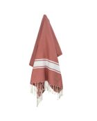 St Tropez katoenen fouta roze klei - 100x200 cm