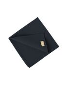Lot de 4 serviettes de table toile de coton Louis fusain - 45x45 cm