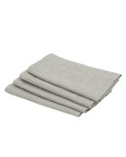 Lot de 4 serviettes de table en coton Colette vert olive - 45x45 cm