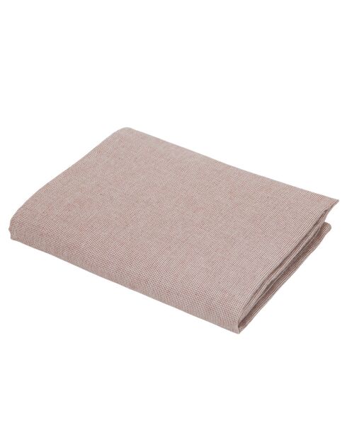 4 Set de table en coton Colette rouge tomette - 35x50 cm