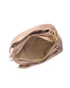 Bandolera de piel empolvada - 23x27x11 cm
