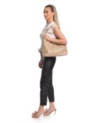 Schultertasche aus Schlammleder - 28x44x14 cm