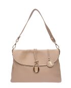 Mud leren schoudertas - 21x30x12 cm