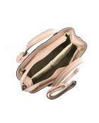 Sac à main en cuir poudre - 26.5x31x14.5 cm