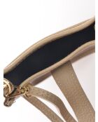 Mud leren schoudertas - 17,5x11,5x2 cm