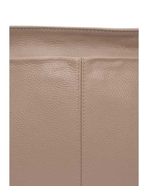 Mud leren schoudertas - 22,5x33,5x8 cm