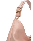 Sac porté épaule en cuir rosa - 28x44x14 cm