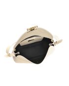 Bolso de piel beige - 17x34x11 cm