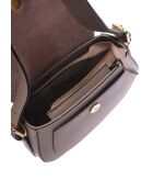 Handtasche aus puderfarbenem Leder - 19x22,5x9 cm