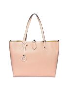 Sac cabas en cuir poudre - 30x44x14 cm