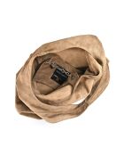 Sac Hobo en cuir boue - 33x44x15 cm