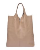 Sac hobo en cuir boue - 39x37.5 cm