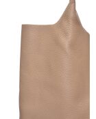 Sac hobo en cuir boue - 39x37.5 cm