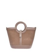 Henkeltasche aus Schlammwildleder - 20x28x12,5 cm