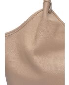 Mud leren schoudertas - 25,5x43x13 cm
