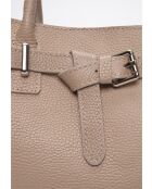 Handtasche aus Schlammleder - 25x34x14,5 cm