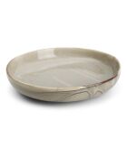 4 Assiettes profondes en porcelaine Studio Urban grises - 22x4cm