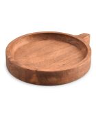 Chop Servierplatte aus Holz, braun, 20 x 3,5 cm