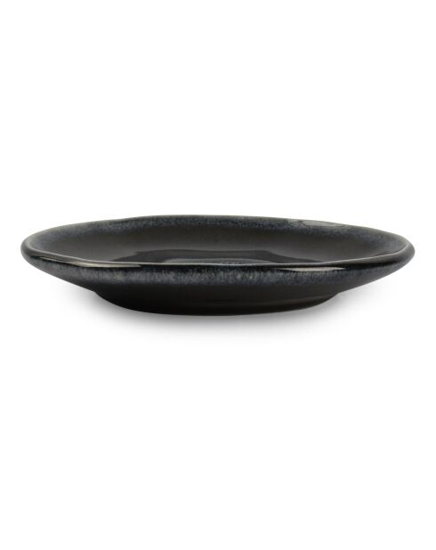 4 Soucoupes en grès Capri bleues - D.16 cm
