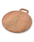 Serve&Share Spar Servierbrett aus Holz mit Griff - 38x3x32 cm