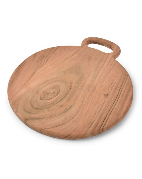 Serve&Share Spar Servierbrett aus Holz mit Griff - 38x3x32 cm