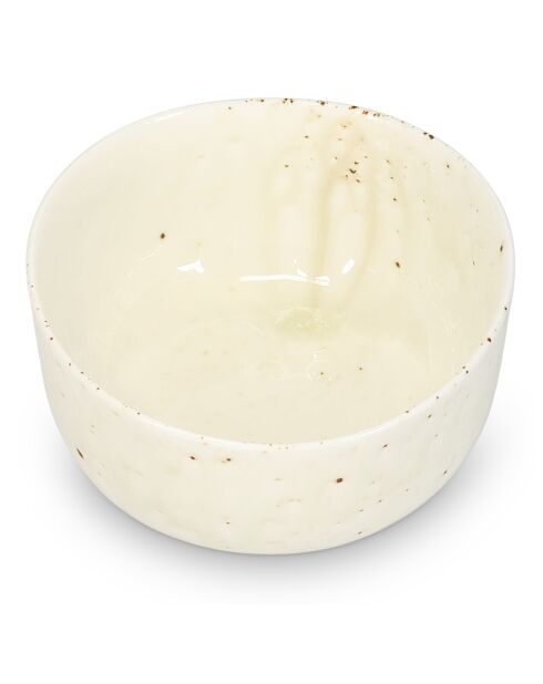 4 Bols en porcelaine style plage Studio Urbain beiges - 11 x 5 cm