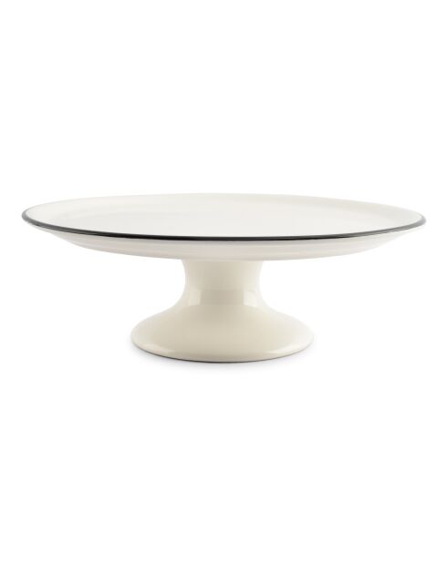 Plateau en porcelaine Nero - 31xH10,5cm