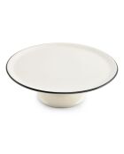 Plateau en porcelaine Nero - 31xH10,5cm