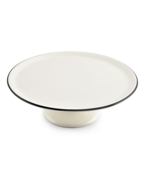 Plateau en porcelaine Nero - 31xH10,5cm